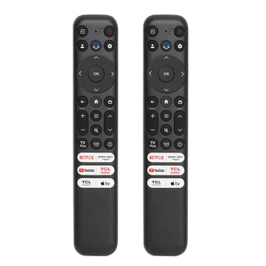 (Pack of 2) RC813 Infrared Remote Control, for TCL Google TV Remote Control, with 6 Shortcut Keys. Compatible with TCL 4k QLED/UHD/QD-Mini Series Smart TVS (no Voice) (Pack of 2) RC813 Infrared Remote Control, for TCL Google TV Remote Control, with 6 Shortcut Keys. Compatible with TCL 4k QLED/UHD/QD-Mini Series Smart TVS (no Voice)