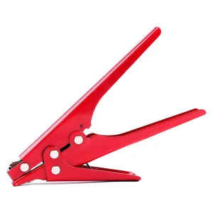 Zip Tie Tool, Cutting Tool Fastening Cable Tie Tool with Adjustable Tension to Fasten and Cut Nylon Cable Tie Zip Tie Tool, Cutting Tool Fastening Cable Tie Tool with Adjustable Tension to Fasten and Cut Nylon Cable Tie