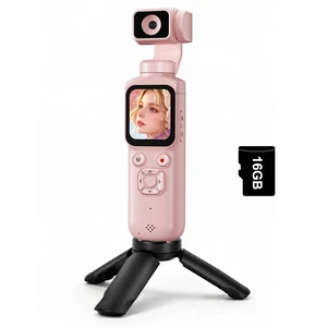 4K Vlogging Camera for Youtube,75MP Pocket Camera with Face Tracking(Pink) 330°Rotating Lens,1.72" Touch Screen,WIFI,4X Zoom,16GB TF Card & Tripod,Handheld Video Camera for Blogger Youtuber 4K Vlogging Camera for Youtube,75MP Pocket Camera with Face Tracking(Pink) 330°Rotating Lens,1.72" Touch Screen,WIFI,4X Zoom,16GB TF Card & Tripod,Handheld Video Camera for Blogger Youtuber