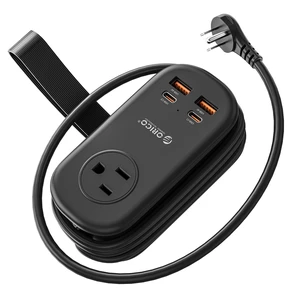 65W GaN Travel Power Strip with 3 Outlets & 4 USB Ports (2 USB C) 4FT Flat Plug Extension Cord with Cord Wrap Design, Compact USB C Charger for Cruise Home Office Dorm Laptop 65W GaN Travel Power Strip with 3 Outlets & 4 USB Ports (2 USB C) 4FT Flat Plug Extension Cord with Cord Wrap Design, Compact USB C Charger for Cruise Home Office Dorm Laptop