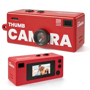 Mini Digital Camera with 0.96 in LCD Screen1080P 130° Wide Angle Retro Digital Camera with 32GB SD Card USB Card Reader,Keychain Size Adapter for Travel Study Daily VloggingRed Mini Digital Camera with 0.96 in LCD Screen1080P 130° Wide Angle Retro Digital Camera with 32GB SD Card USB Card Reader,Keychain Size Adapter for Travel Study Daily VloggingRed