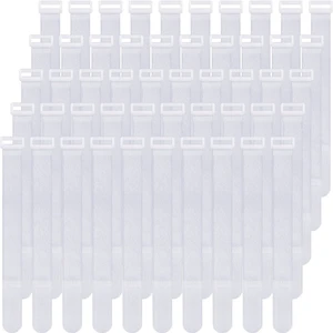 Adjustable Cable Ties Organizer Fastener with Plastic buckle (White 12Inch 50Pcs) Adjustable Cable Ties Organizer Fastener with Plastic buckle (White 12Inch 50Pcs)