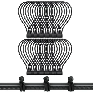 Magnetic Twist Ties, Reusable Silicone Cable Ties with Strong Magnet for Bundling and Organizing,Cord Wrap Clip Straps for Home or Office (Black-32 Packs) Magnetic Twist Ties, Reusable Silicone Cable Ties with Strong Magnet for Bundling and Organizing,Cord Wrap Clip Straps for Home or Office (Black-32 Packs)