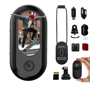 1080P Mini Wearable Body Camera, 26g Lightweight Thumb POV Vlog Camera with 16GB Memory Card, 1.0" Screen & Magnetic Mount for Motorcycle Helmet, Cycling, Pets Travel 1080P Mini Wearable Body Camera, 26g Lightweight Thumb POV Vlog Camera with 16GB Memory Card, 1.0" Screen & Magnetic Mount for Motorcycle Helmet, Cycling, Pets Travel