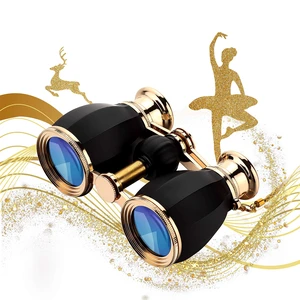 Opera Glasses for Women, 4x30 Theater Binoculars with Chain, Black Compact Concert Binoculars with Multi-Coated Lenses, Center Focus, Carrying Case & Removable Chain Opera Glasses for Women, 4x30 Theater Binoculars with Chain, Black Compact Concert Binoculars with Multi-Coated Lenses, Center Focus, Carrying Case & Removable Chain