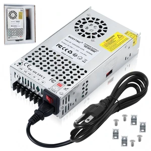 Upgrade 24V 25A 600W Switching Power Supply, Universal Transformers AC110V/220V (SMPS), Upgraded Output Port with Power Cord, 24 Volt Power Supply for 3D Printer, CCTV Camera Security System-X Upgrade 24V 25A 600W Switching Power Supply, Universal Transformers AC110V/220V (SMPS), Upgraded Output Port with Power Cord, 24 Volt Power Supply for 3D Printer, CCTV Camera Security System-X