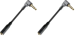 Replacement SC4 TRS-TRRS, TRS 3.5mm Female to TRRS Male Rode Movo BOYA Recording Microphone Adapter Cable Cord for iPhone, Smartphone & Other Devices (Pack of 2) Replacement SC4 TRS-TRRS, TRS 3.5mm Female to TRRS Male Rode Movo BOYA Recording Microphone Adapter Cable Cord for iPhone, Smartphone & Other Devices (Pack of 2)