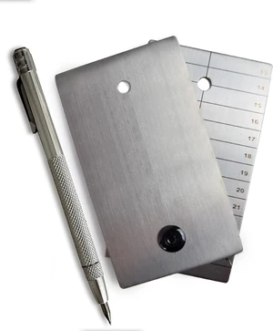 Titanium Bitcoin Seed Plates for Ultra-Secure Ethereum and Crypto Seed Phrase Storage (2 Plates w / 1 Scribe & Anti-Tamper Seals) - Premium Seed Phrase Metal Titanium Bitcoin Seed Plates for Ultra-Secure Ethereum and Crypto Seed Phrase Storage (2 Plates w / 1 Scribe & Anti-Tamper Seals) - Premium Seed Phrase Metal