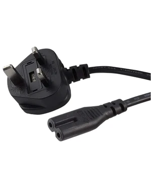 United Kingdom UK 2- Slot Printer Power Cord Cable, Non-Polarized (IEC-320-C7 to CEE 7/16) Works with Printer, TV, PS4 Game Console and More for UK Travel (UK) United Kingdom UK 2- Slot Printer Power Cord Cable, Non-Polarized (IEC-320-C7 to CEE 7/16) Works with Printer, TV, PS4 Game Console and More for UK Travel (UK)