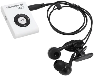 IPX8 Water Proof MP3 Player for Swimming, 8GB Underwater Music Player with Lossless Sound, Secure Clip & Water Proof Headphones for Diving, Surfing, Running, Skiing (White) IPX8 Water Proof MP3 Player for Swimming, 8GB Underwater Music Player with Lossless Sound, Secure Clip & Water Proof Headphones for Diving, Surfing, Running, Skiing (White)