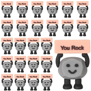 50 Pcs Mini Rubber Stone Gifts Christmas Positive Inspirational You Rock Stone Figures Bulk Motivational Decorations and Encouragement Appreciation Gift for Teacher Coworker Staff 50 Pcs Mini Rubber Stone Gifts Christmas Positive Inspirational You Rock Stone Figures Bulk Motivational Decorations and Encouragement Appreciation Gift for Teacher Coworker Staff
