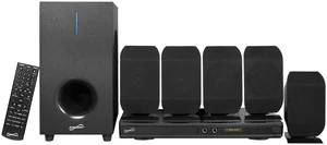 SC-38HT 5.1 Surround Channel DVD Home Theater System with DVD/CD Support, Karaoke Mic Jacks, USB Input, FM Radio, 75W Speaker Output, Multi-Language Support, and Remote Control! SC-38HT 5.1 Surround Channel DVD Home Theater System with DVD/CD Support, Karaoke Mic Jacks, USB Input, FM Radio, 75W Speaker Output, Multi-Language Support, and Remote Control!