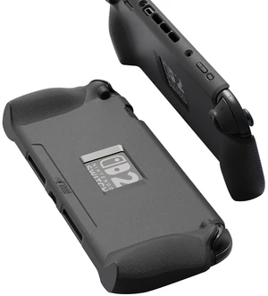 by Skull & Co. StandGrip for Nintendo Switch 2: A Soft Protective Case with Textured Grips Full Protection and Stand, Shock-Absorption Non-Slip and Anti-Scratch Cover - Black by Skull & Co. StandGrip for Nintendo Switch 2: A Soft Protective Case with Textured Grips Full Protection and Stand, Shock-Absorption Non-Slip and Anti-Scratch Cover - Black