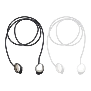 2pcs Wireless Earphone Silicone Anti-Lost Strap Compatible with Galaxy Buds/Buds Plus Headphone Straps Earphone Anti-Lost Strap Hanging Neck Rope Black&White 2pcs Wireless Earphone Silicone Anti-Lost Strap Compatible with Galaxy Buds/Buds Plus Headphone Straps Earphone Anti-Lost Strap Hanging Neck Rope Black&White
