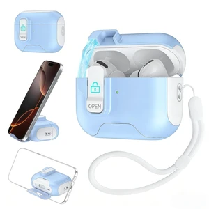 Case Compatible with AirPods 4 2024 for Women,Dual-Tone Design Cover Fits for AirPods 4th Gen with Magnetic Lock & Built-in Stand, Lanyard Included, Wireless Charging, Shockproof TPU+PC Protector Case Compatible with AirPods 4 2024 for Women,Dual-Tone Design Cover Fits for AirPods 4th Gen with Magnetic Lock & Built-in Stand, Lanyard Included, Wireless Charging, Shockproof TPU+PC Protector