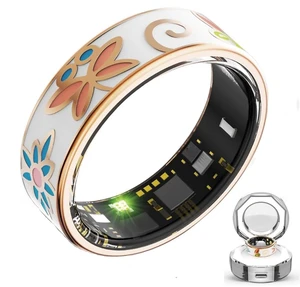 Butterfly Floral Smart Ring Health Tracker for Women, Fitness Ring for Activity Monitoring, No Subscription, Step Tracker Ring for iOS&Android. (8#) Butterfly Floral Smart Ring Health Tracker for Women, Fitness Ring for Activity Monitoring, No Subscription, Step Tracker Ring for iOS&Android. (8#)
