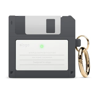 Floppy Disk Case for AirPods 3 for AirPods 3 Case Cover, Carabiner Included, Shock Resistant, Full Protection, Supports Wireless Charging (Dark Grey) Floppy Disk Case for AirPods 3 for AirPods 3 Case Cover, Carabiner Included, Shock Resistant, Full Protection, Supports Wireless Charging (Dark Grey)