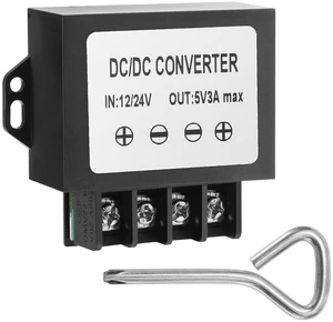 12V 24V to 5V Step Down Converter, 15W 3A Buck Converter with Screwdriver 12V 24V to 5V 3V 15W Voltage Regulator Power Transformer Module - Overcurrent/Short Circuit/Overvoltage Protection 12V 24V to 5V Step Down Converter, 15W 3A Buck Converter with Screwdriver 12V 24V to 5V 3V 15W Voltage Regulator Power Transformer Module - Overcurrent/Short Circuit/Overvoltage Protection