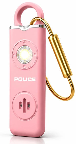 Personal Safety Alarm 130dB Rechargeable Emergency Self Defense Keychain with LED Flashlight & SOS for Women, Men, Kids & Seniors, Pink Personal Safety Alarm 130dB Rechargeable Emergency Self Defense Keychain with LED Flashlight & SOS for Women, Men, Kids & Seniors, Pink