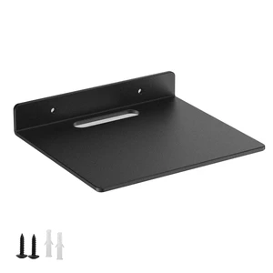 Small Floating Shelf 3mm Thick, 6.5 inch, Metal Wall Shelf, Metal Floating Shelves for Echo, Cameras, Small Speaker Small Floating Shelf 3mm Thick, 6.5 inch, Metal Wall Shelf, Metal Floating Shelves for Echo, Cameras, Small Speaker