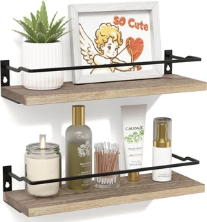 Floating Shelves Bathroom, Small Wall Shelf Over Toilet 2 Set Floating Shelves Bathroom, Small Wall Shelf Over Toilet 2 Set