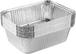 Disposable 5 LB Aluminum Takeout Tin Foil Baking Pans Pack of 10 Disposable 5 LB Aluminum Takeout Tin Foil Baking Pans Pack of 10
