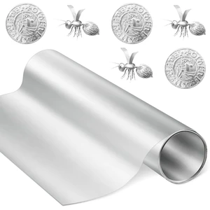 1 Roll Aluminum Foil, 12 Inch x 20 ft x 0.1 mm, Silver | Malleable for Embossing Art Crafts, Flashing Repairs, Weatherproof Multipurpose Roll 1 Roll Aluminum Foil, 12 Inch x 20 ft x 0.1 mm, Silver | Malleable for Embossing Art Crafts, Flashing Repairs, Weatherproof Multipurpose Roll