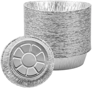 Non-Stick Round Disposable Air Fryer Aluminum Foil Liners 50PCS, Oil-Proof Aluminum Foil Tin Box Also for Steamer Basket Instant Pot Oven & Grill (6 Inch) Non-Stick Round Disposable Air Fryer Aluminum Foil Liners 50PCS, Oil-Proof Aluminum Foil Tin Box Also for Steamer Basket Instant Pot Oven & Grill (6 Inch)