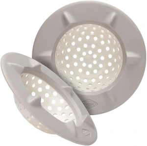 KeptClean WaterGuard Sink Strainer 2 Pack, Almond Cream - Elevated Drain Protector with Open-Flow Ribbed Design for Kitchen Sink Drainage & Food Debris Collection KeptClean WaterGuard Sink Strainer 2 Pack, Almond Cream - Elevated Drain Protector with Open-Flow Ribbed Design for Kitchen Sink Drainage & Food Debris Collection