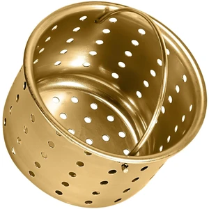 Deep Sink Strainer Basket Fits Standard 3-1/2" Kitchen Drains Gold Stainless Steel Removable Strainer with 30 Disposable Mesh Bags Makes Cleaning Food Debris Quick & Easy Deep Sink Strainer Basket Fits Standard 3-1/2" Kitchen Drains Gold Stainless Steel Removable Strainer with 30 Disposable Mesh Bags Makes Cleaning Food Debris Quick & Easy