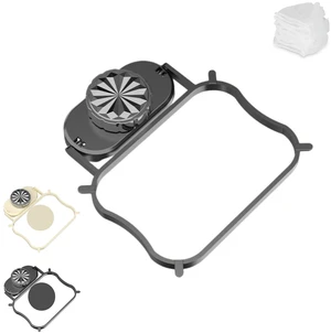 Sink Strainer, Sink Food Catcher with Adjustable Suction Cup Suction, 50 Sink Strainer Mesh Bags, Spacious Sink Drain Opening, Foldable Sink Basket (Grey) (Grey) Sink Strainer, Sink Food Catcher with Adjustable Suction Cup Suction, 50 Sink Strainer Mesh Bags, Spacious Sink Drain Opening, Foldable Sink Basket (Grey) (Grey)
