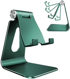 CreaDream Aluminum Cell Phone Stand, Adjustable Phone Holder for Desk CreaDream Aluminum Cell Phone Stand, Adjustable Phone Holder for Desk