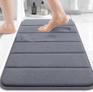 Buganda Memory Foam Bath Mat 24 x 16, Ultra Soft Absorbent Bathroom Rugs Buganda Memory Foam Bath Mat 24 x 16, Ultra Soft Absorbent Bathroom Rugs