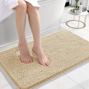 Small Bathroom Rugs 24x16, Extra Soft Absorbent Chenille Bath Rugs Small Bathroom Rugs 24x16, Extra Soft Absorbent Chenille Bath Rugs