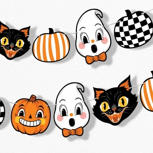 Halloween Party Decorations - Garland Banner - 15pc Halloween Party Decorations - Garland Banner - 15pc