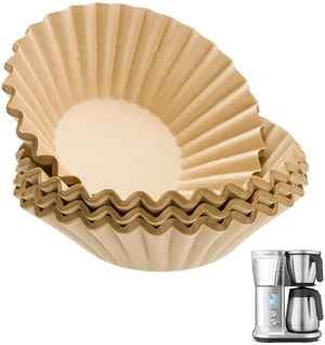 100 PCS Coffee Filters Compatible with Breville, Extra Large Basket Coffee Filters, Unbleached Disposable Paper, Smooth Brew Extraction, Will Not Tear or Clog, Ideal for Home Brewing 100 PCS Coffee Filters Compatible with Breville, Extra Large Basket Coffee Filters, Unbleached Disposable Paper, Smooth Brew Extraction, Will Not Tear or Clog, Ideal for Home Brewing
