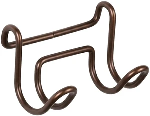 Replacement Wire Hook for Suction Cup Soap Dish Basket Durable Bathroom Organizer Shelf Hanger Attachment, Rustproof (Bronze, 1-Pack) Replacement Wire Hook for Suction Cup Soap Dish Basket Durable Bathroom Organizer Shelf Hanger Attachment, Rustproof (Bronze, 1-Pack)