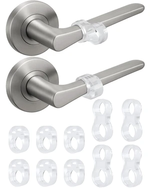 Door Stop Wall Protector (10 Pack, 6+4 Bonus) Clear Silicone Door Handle Bumper, Adhesive-Free Wall Guard for Stops, Knobs, Bedrooms & Bathrooms Door Stop Wall Protector (10 Pack, 6+4 Bonus) Clear Silicone Door Handle Bumper, Adhesive-Free Wall Guard for Stops, Knobs, Bedrooms & Bathrooms