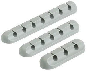 Cable Clips Organizer, Self-Adhesive Wire Holder, Flexible TPU, 3-Pack, for Desk Table Management Cable Clips Organizer, Self-Adhesive Wire Holder, Flexible TPU, 3-Pack, for Desk Table Management
