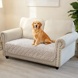 Sofa Cover Waterproof for Seats Couch Cover for Dogs Pet Couch Cover Velvet for Chair Loveseat Sofa Machine Washable (Beige, 30x60 Inch) Sofa Cover Waterproof for Seats Couch Cover for Dogs Pet Couch Cover Velvet for Chair Loveseat Sofa Machine Washable (Beige, 30x60 Inch)