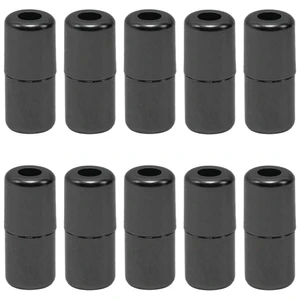 10 Pcs Gunmetal Aluminum Shoelace Locks Buckles 10 Pcs Gunmetal Aluminum Shoelace Locks Buckles
