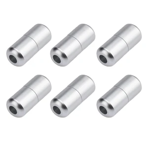6 Pcs Shoelace Locks Buckle Aluminum Alloy No Tie Shoe Lace Turnbuckle (Silver) 6 Pcs Shoelace Locks Buckle Aluminum Alloy No Tie Shoe Lace Turnbuckle (Silver)