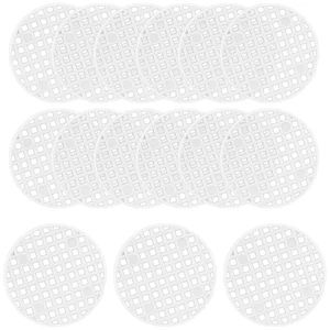 Plant Pot Mesh Hole Cover, 1.8" / 45mm, White, 100pcs Plant Pot Mesh Hole Cover, 1.8" / 45mm, White, 100pcs