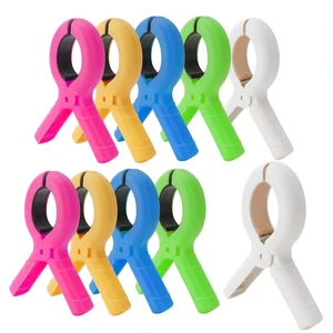 Towel Clips for Beach Chair, 10 PCS Large Beach Towel Clips for Pool Cruise Boat Lounge Chair, Plastic Clothes Pins, Heavy-Duty Beach Chair Chips for Pool Beach Cruise Essentials Must Haves, 5 Colors Towel Clips for Beach Chair, 10 PCS Large Beach Towel Clips for Pool Cruise Boat Lounge Chair, Plastic Clothes Pins, Heavy-Duty Beach Chair Chips for Pool Beach Cruise Essentials Must Haves, 5 Colors