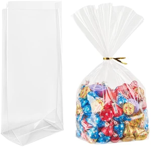 8x11x3 Inch Flat Bottom Gusset Treat Bags, 50 Pcs 8x11x3 Inch Flat Bottom Gusset Treat Bags, 50 Pcs