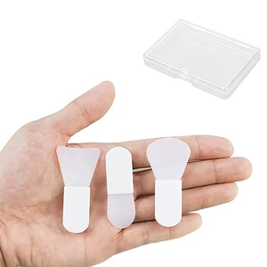 3pcs Face Mask Applicator Brushes, Silicone Makeup Brush, Mini Clay Applicator, Portable Facial Spatula for Mud, Cosmetic, Eye Masks, Body Lotion 3pcs Face Mask Applicator Brushes, Silicone Makeup Brush, Mini Clay Applicator, Portable Facial Spatula for Mud, Cosmetic, Eye Masks, Body Lotion