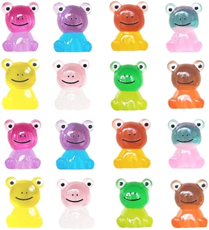 16PCS Luminous 3D Cute Frog Fridge Magnets, Strong Colorful Refrigerator Magnets, Decorative Funny Magnets for Fridge Locker Whiteboard Kitchen Office Classroom Decor 16PCS Luminous 3D Cute Frog Fridge Magnets, Strong Colorful Refrigerator Magnets, Decorative Funny Magnets for Fridge Locker Whiteboard Kitchen Office Classroom Decor