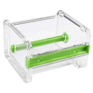 Transparent Visible Desktop Multi Washi Masking Tape Dispenser,Tape Cutter,Roll Tape Holder (Not Include Masking Tape) (Green) Transparent Visible Desktop Multi Washi Masking Tape Dispenser,Tape Cutter,Roll Tape Holder (Not Include Masking Tape) (Green)