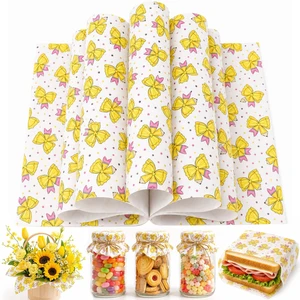 150 Sheets Back to School Wax Paper for Food Deli, 9.8 x 8.3 inch Coquette Bow and Pencil Patterns Greaseproof Deli Sheets for Sandwich Picnic Basket Liner Back to School Party Supplies 150 Sheets Back to School Wax Paper for Food Deli, 9.8 x 8.3 inch Coquette Bow and Pencil Patterns Greaseproof Deli Sheets for Sandwich Picnic Basket Liner Back to School Party Supplies