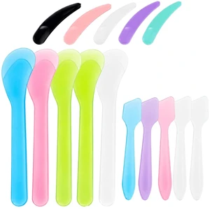 15 Pack Makeup Scoops Spatulas 3 Types Mini Spatula Makeup Spatula Lotion Spatulas Mixed Colors Reusable Cosmetic Mask Mixing Spoon Plastic Spatulaes Makeups Tools for Cream Mask Lotion Sampling Tool 15 Pack Makeup Scoops Spatulas 3 Types Mini Spatula Makeup Spatula Lotion Spatulas Mixed Colors Reusable Cosmetic Mask Mixing Spoon Plastic Spatulaes Makeups Tools for Cream Mask Lotion Sampling Tool